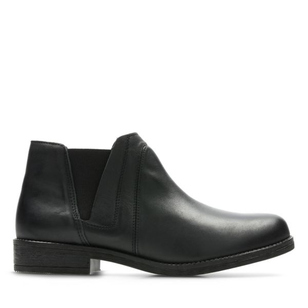 Clarks Womens Demi Beat Ankle Boots Black | UK-4761298 - Click Image to Close